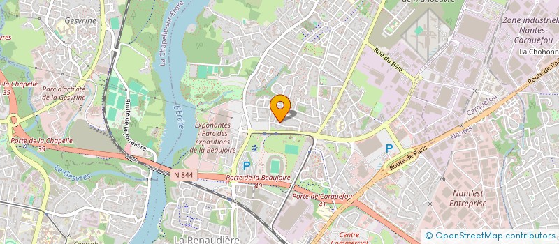 localisation de l'entreprise MADAME NAWEL GUETTIB à NANTES