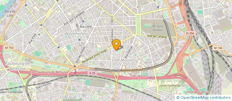 localisation de l'entreprise MADAME NAWEL HAMITI à LILLE
