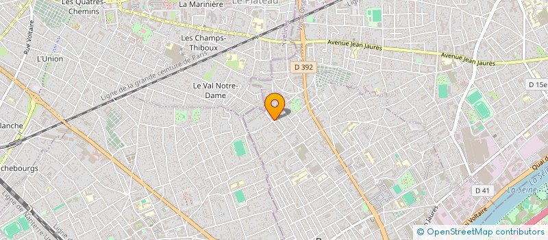 localisation de l'entreprise MADAME NAWEL KHAMMAR  BEZONS