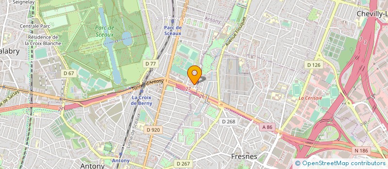 localisation de l'entreprise MADAME NAWEL KOUACI à ANTONY