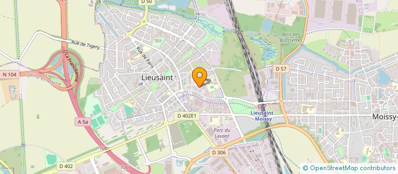 localisation de l'entreprise MADAME NAWEL LABIAD  LIEUSAINT