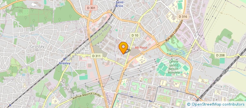 localisation de l'entreprise MADAME NAWEL MAHTOUT à SARCELLES
