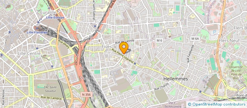 localisation de l'entreprise MADAME NAWEL MOKDAD  LILLE