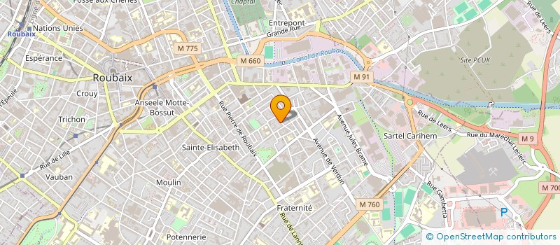 localisation de l'entreprise MADAME NAWEL MOKDAD à ROUBAIX