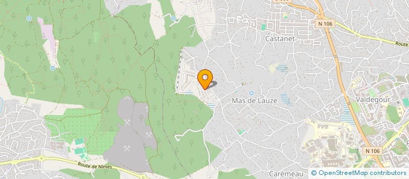 localisation de l'entreprise MADAME NAWEL SAHRAOUI  NIMES