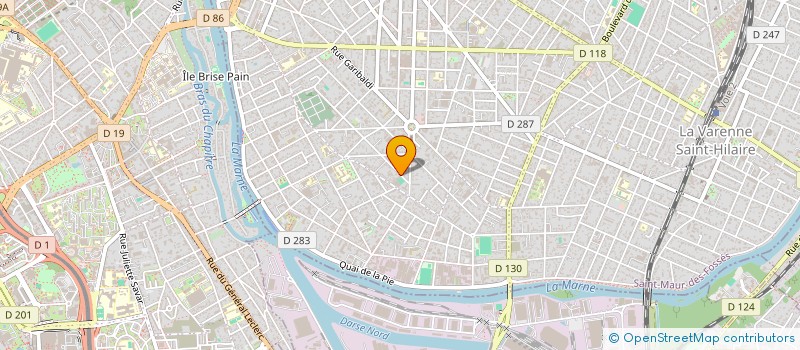 localisation de l'entreprise MADAME NAWEL TAOUNZA  SAINT-MAUR-DES-FOSSES