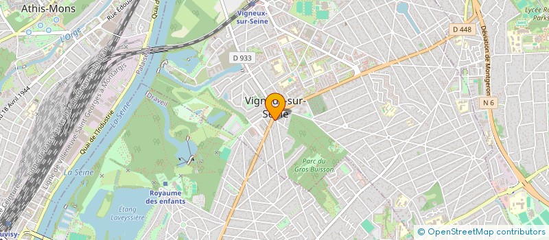 localisation de l'entreprise MADAME NAWEL TERKI à VIGNEUX-SUR-SEINE