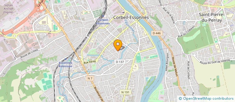 localisation de l'entreprise MADAME NAWEL TIFFA à CORBEIL ESSONNES