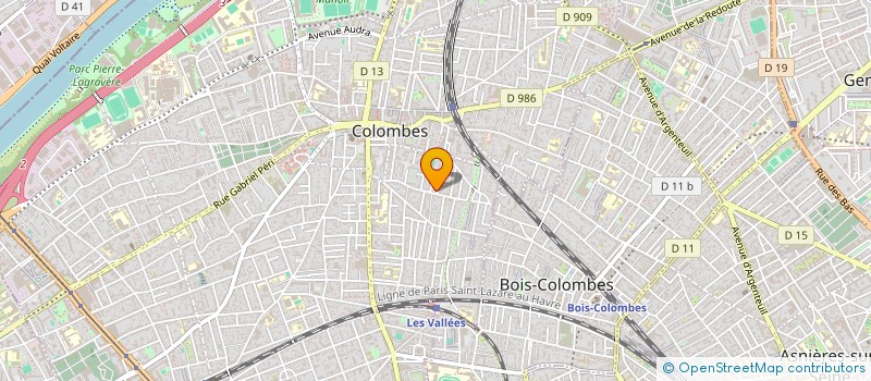 localisation de l'entreprise MADAME NAWEL YAHI à COLOMBES