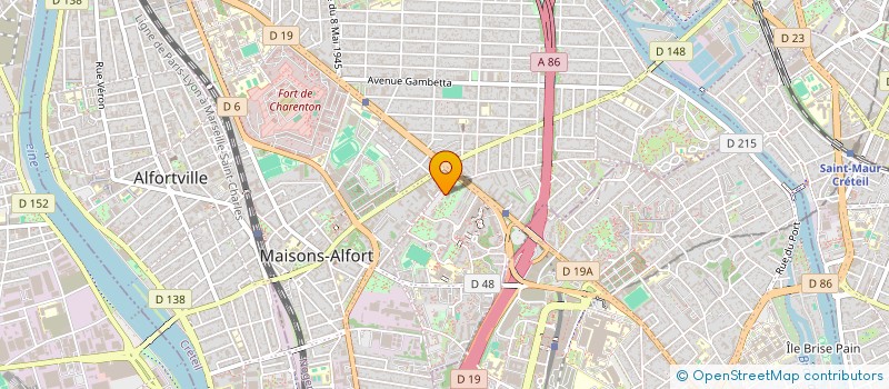 localisation de l'entreprise MADAME NAWEL ZIDAT  MAISONS-ALFORT