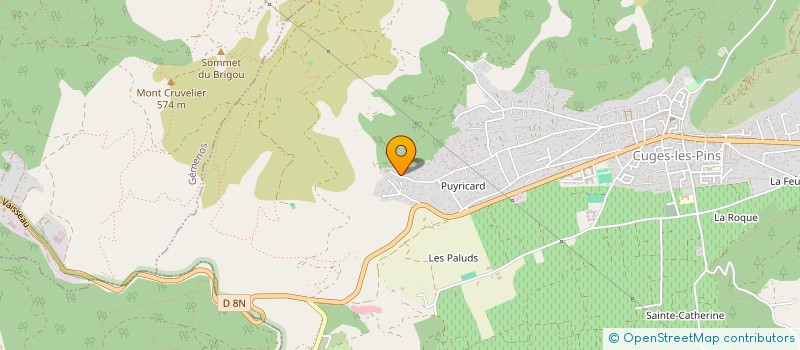 localisation de l'entreprise MADAME NAWELLE AIT MEDDOUR  CUGES-LES-PINS