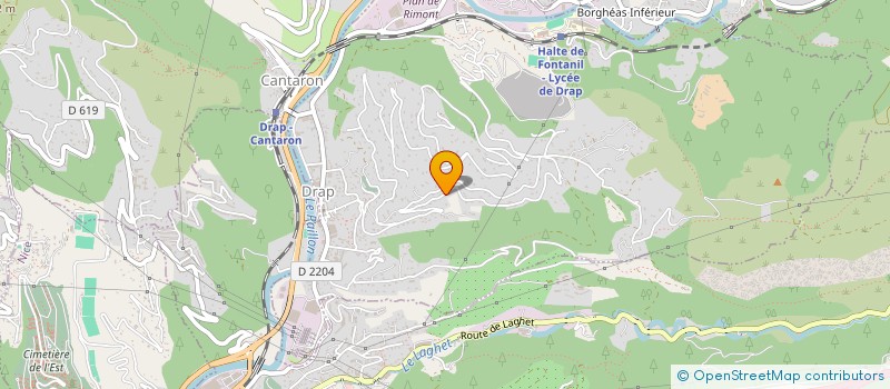 localisation de l'entreprise MADAME NAWELLE BAKHOUCH  DRAP