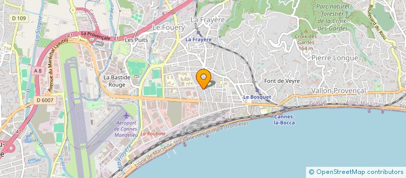 localisation de l'entreprise MADAME NAWELLE BOURBIA  CANNES