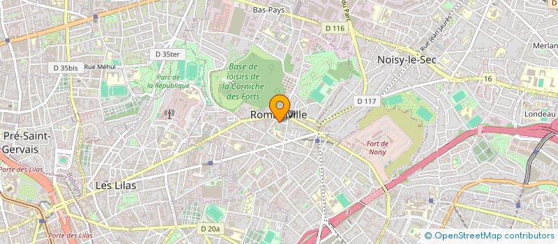 localisation de l'entreprise MADAME NAWRES ARFA  ROMAINVILLE