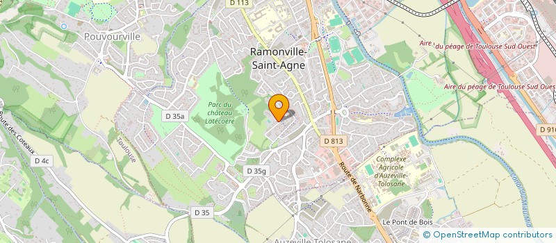 localisation de l'entreprise MADAME NAWRES BESBES  RAMONVILLE-SAINT-AGNE