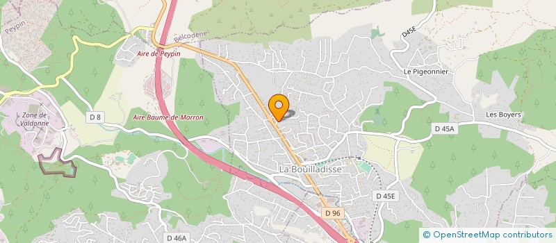 localisation de l'entreprise MADAME NAYA BILLARD  LA BOUILLADISSE