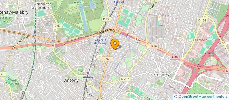 localisation de l'entreprise MADAME NAYA BOURJOUANE à ANTONY