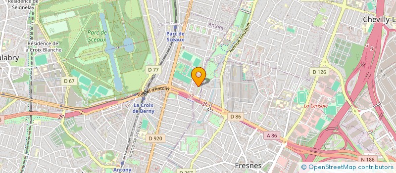 localisation de l'entreprise MADAME NAYA MENTREL à ANTONY