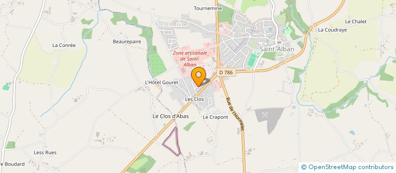 localisation de l'entreprise MADAME NAYAH BLANCHET  SAINT-ALBAN