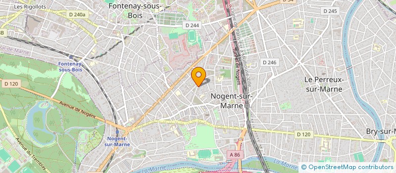 localisation de l'entreprise MADAME NAYANKA GOBERT à NOGENT-SUR-MARNE