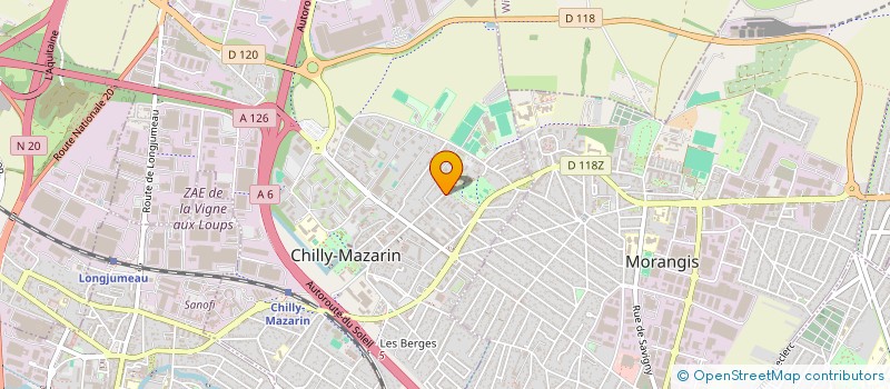 localisation de l'entreprise MADAME NAYE COULIBALY  CHILLY-MAZARIN