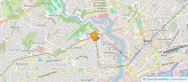 localisation de l'entreprise MADAME NAYMA BACAR à BREST