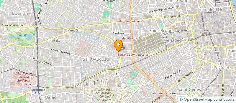 localisation de l'entreprise MADAME NAZARET MARTIN MARTINEZ  BORDEAUX