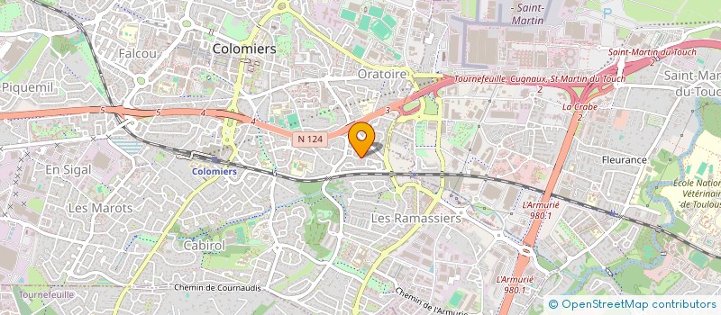 localisation de l'entreprise MADAME NAZARET MURILLO LAZARO à COLOMIERS