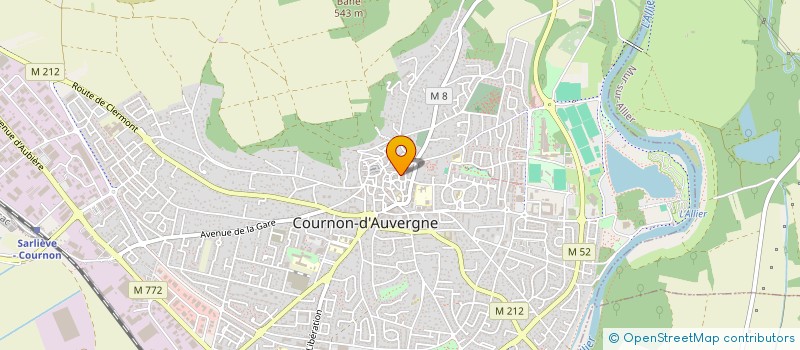 localisation de l'entreprise MADAME NAZDAR MOHAMMED SAID AHMED  COURNON-D'AUVERGNE