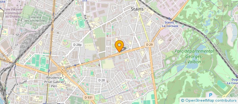 localisation de l'entreprise MADAME NAZERA ABOUBACAR MOHAMED à STAINS