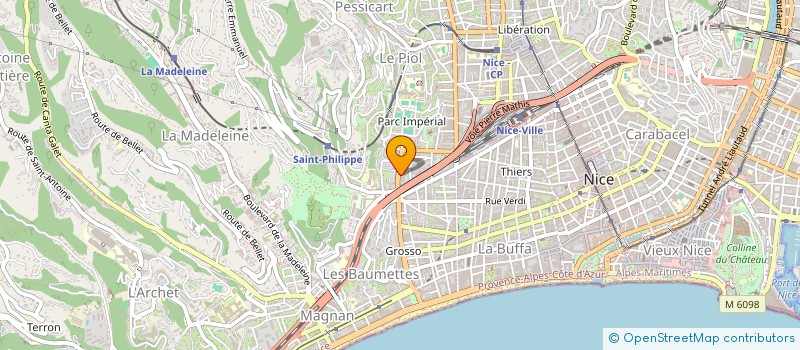 localisation de l'entreprise MADAME NAZHA AIT HSSAINE à NICE