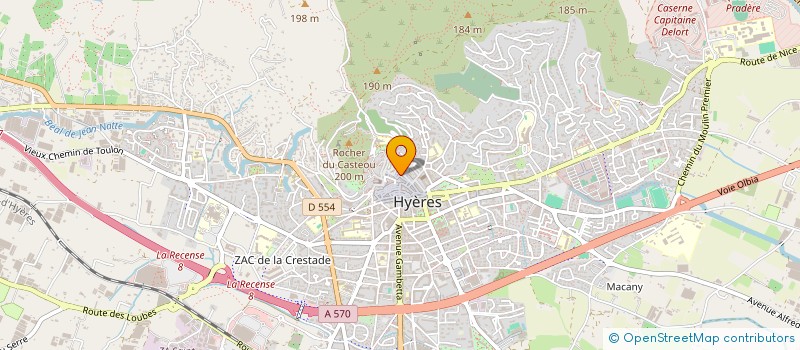 localisation de l'entreprise MADAME NAZHA ASAIDI  HYERES