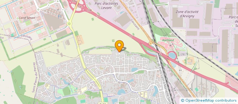 localisation de l'entreprise MADAME NAZHA EL FAZAZI  SAVIGNY-LE-TEMPLE