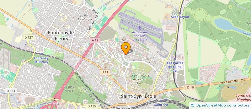 localisation de l'entreprise MADAME NAZHA MAROUANE  SAINT-CYR-L'ECOLE