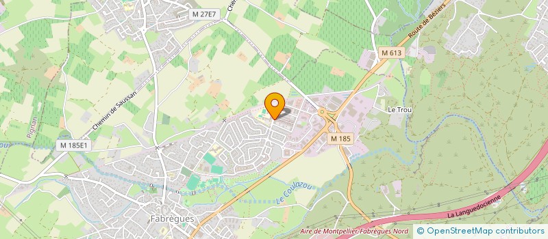 localisation de l'entreprise MADAME NAZHA TAGHLAOUI à FABREGUES