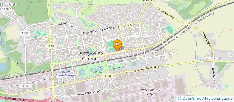 localisation de l'entreprise MADAME NAZIA ZARRIN AZARBAYEJANI à BUSSY-SAINT-GEORGES