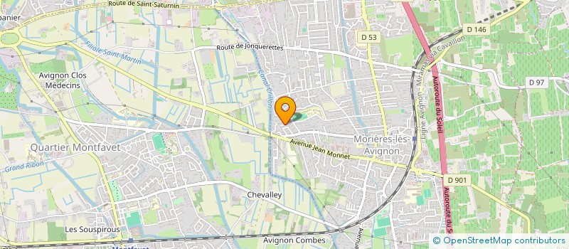 localisation de l'entreprise MADAME NAZIEMA HUE à MORIERES-LES-AVIGNON