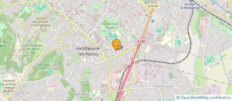 localisation de l'entreprise MADAME NAZIFE IBRAHIMI  VANDUVRE-LES-NANCY