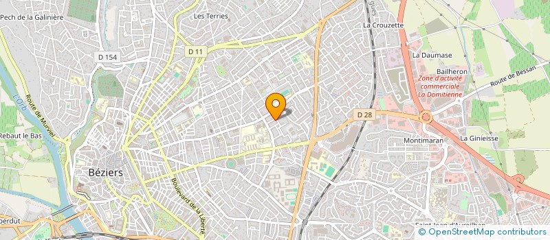 localisation de l'entreprise MADAME NAZIHA CHERIGUI à BEZIERS