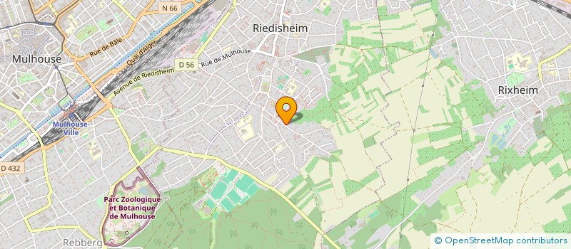 localisation de l'entreprise MADAME NAZIHA EL CARROUCHI  RIEDISHEIM