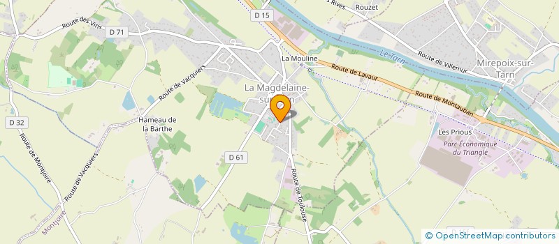 localisation de l'entreprise MADAME NAZIHA EL MOUSSAOUI à LA MAGDELAINE-SUR-TARN