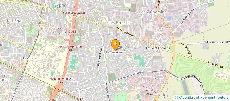 localisation de l'entreprise MADAME NAZIHA GUEHTAR  BRON