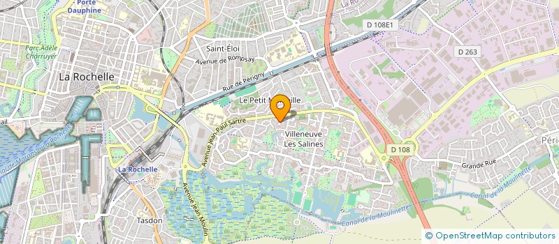 localisation de l'entreprise MADAME NAZIHA IDRIS  LA ROCHELLE