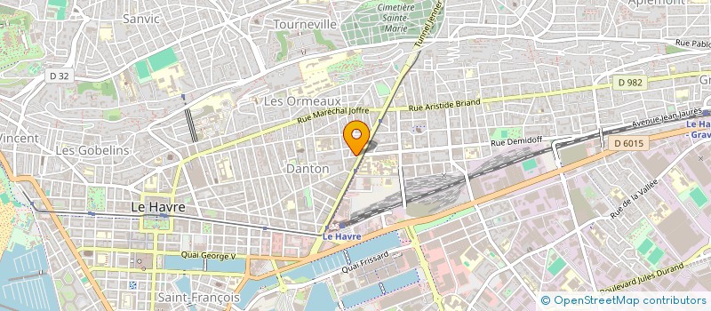 localisation de l'entreprise MADAME NAZIHA KERKENI à LE HAVRE