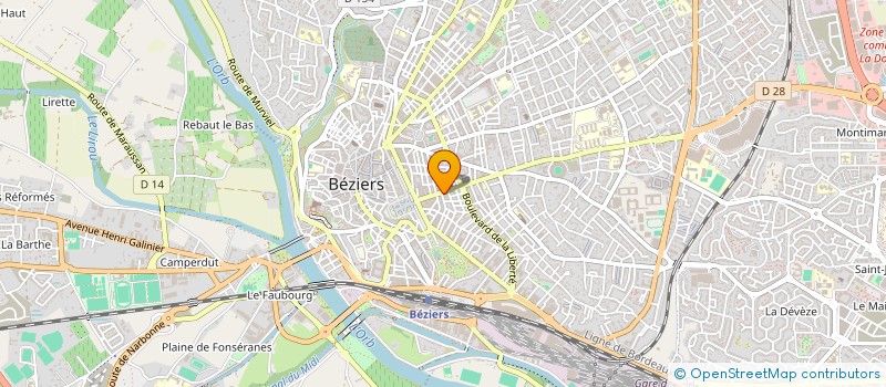 localisation de l'entreprise MADAME NAZIHA KIERANE SOUKILI à BEZIERS