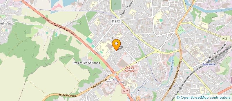 localisation de l'entreprise MADAME NAZIHA MAHBOUB à SOISSONS