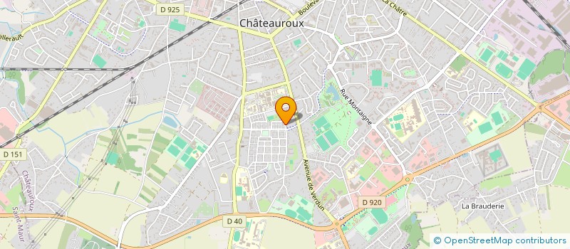 localisation de l'entreprise MADAME NAZIHA MANOUF à CHATEAUROUX