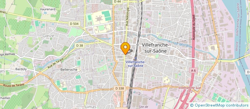 localisation de l'entreprise MADAME NAZIHA NASRI  VILLEFRANCHE-SUR-SAONE