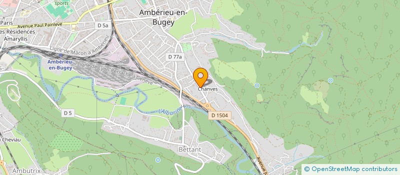 localisation de l'entreprise MADAME NAZIHA OUEDERNI à AMBERIEU-EN-BUGEY