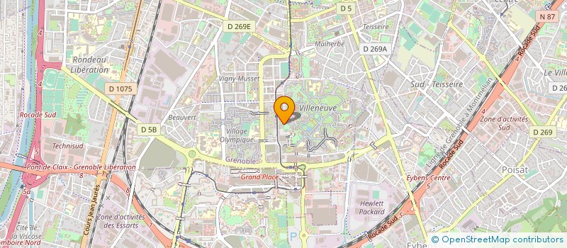 localisation de l'entreprise MADAME NAZIHA SEFOUHI à GRENOBLE